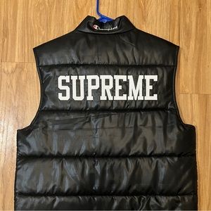 Supreme x Champion Puffer Vest